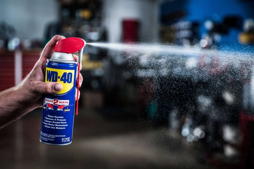 Cleaning Tar with the help of WD40